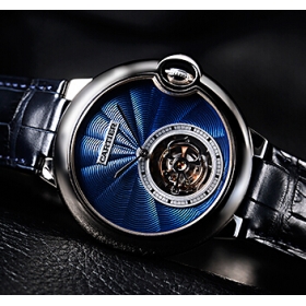 新作 カルティエバロン ブルー カルティエ W6920105フライング トゥールビヨン エナメル 時計