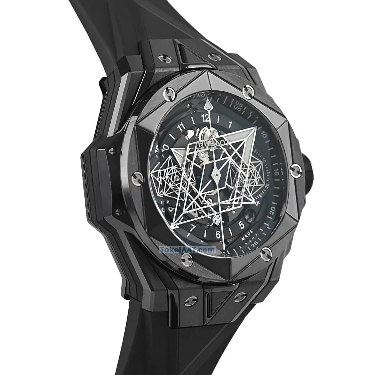 限定250本 Hublotビッグバン ウニコ サンブルーII ブラックマジック 418.CX.1107.RX.MXM22[1]