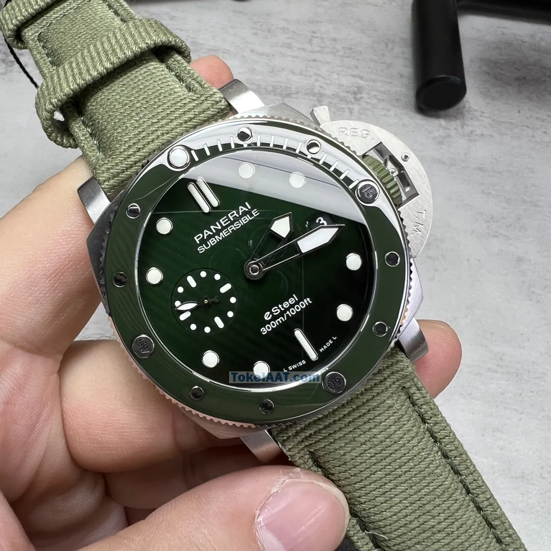 パネライスーパーコピー時計 グリーン PAM1287 実物写真[1]