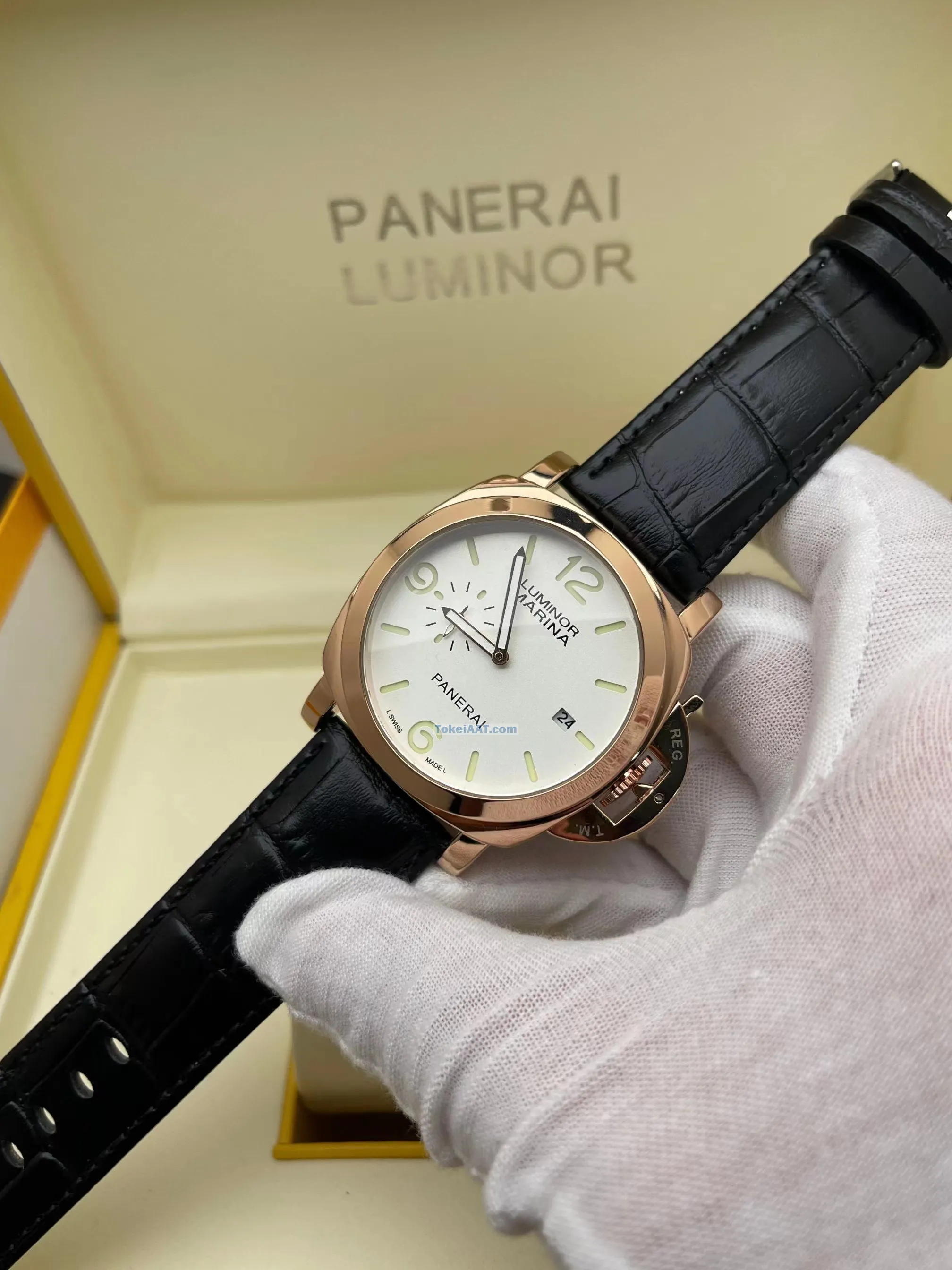 牛革ストラップ！PANERAI オートマティック高品質 P292344[6]