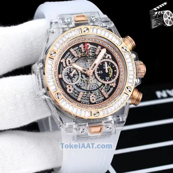 【JF工場】HUBLOT ウブロ最優秀コピービッグバン シリーズ 411.JX.4802.RT