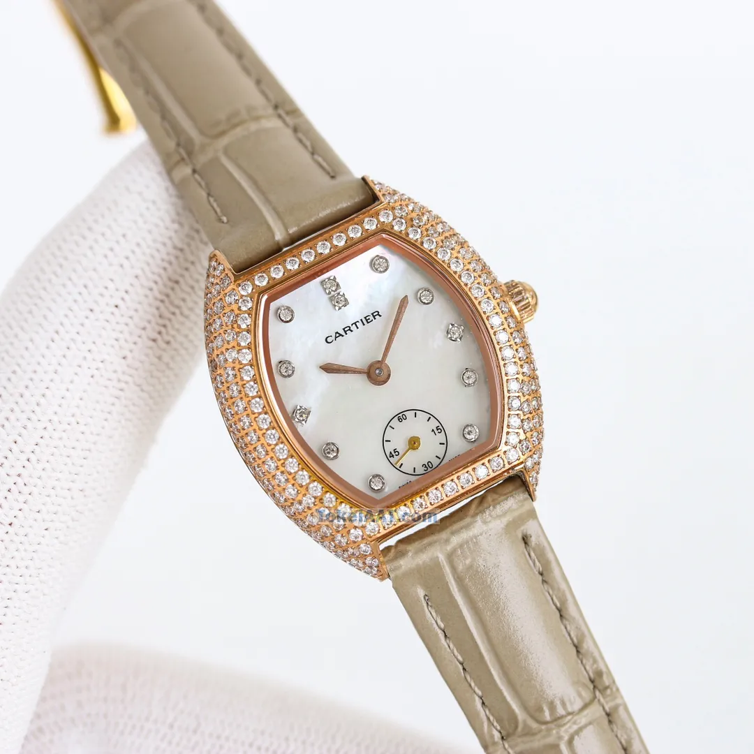 【超リアルな写真撮影】Cartier-カルティエコピーミニ レディバレルタイプ838BJ10[5]