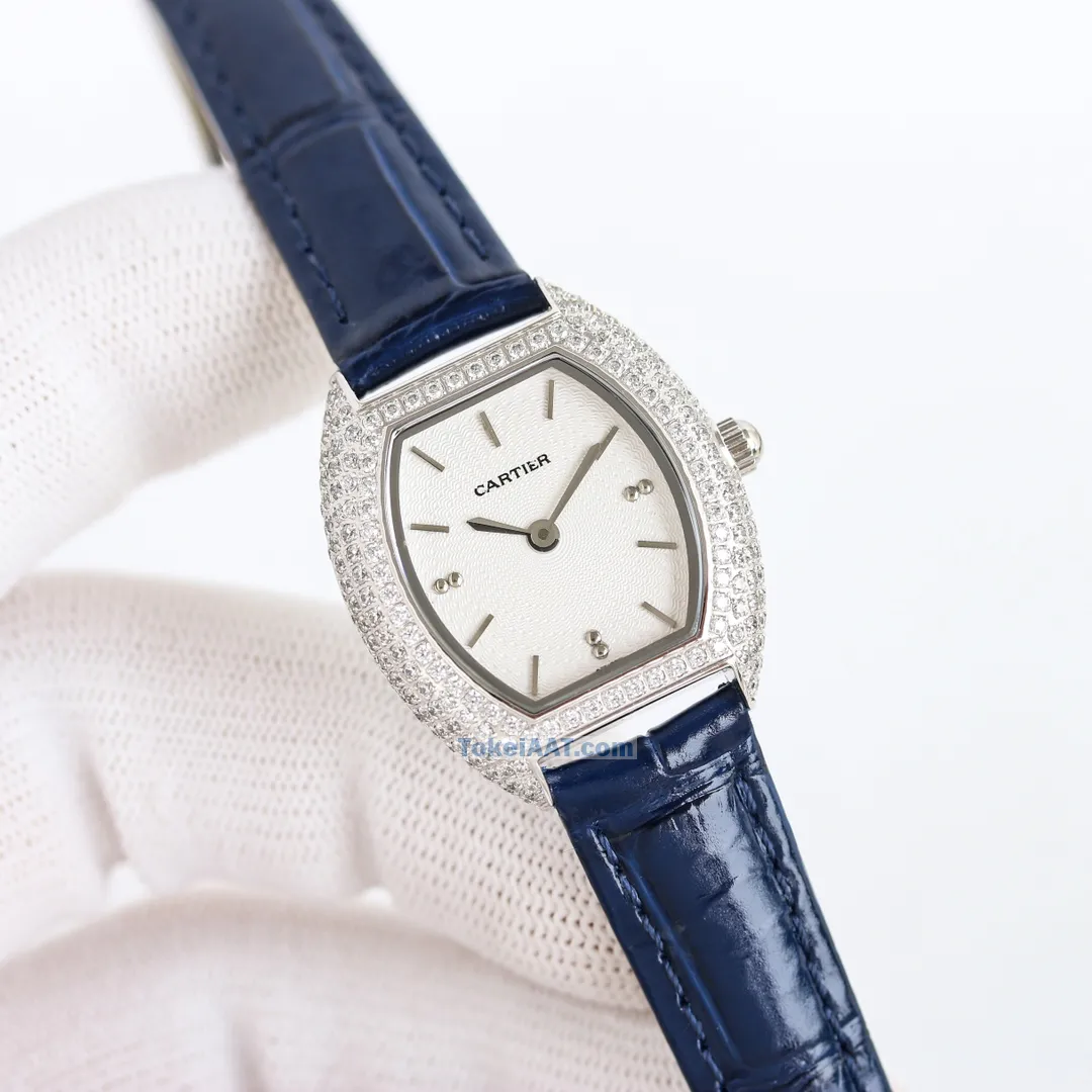 【超リアルな写真撮影】Cartier-カルティエコピーミニ レディバレルタイプ838BJ10[7]