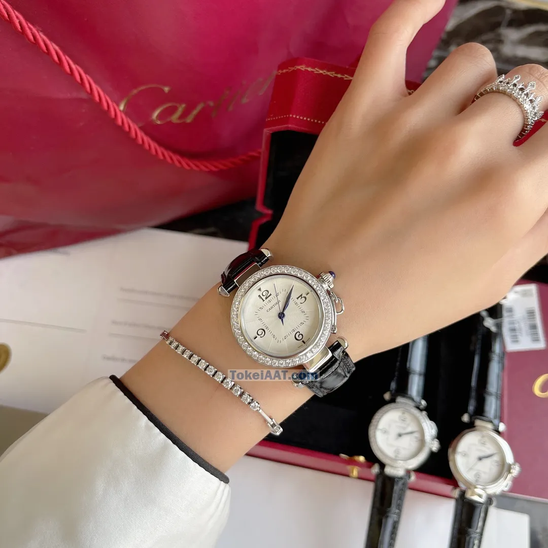 PASHADECARTIER カルティエスーパーコピー時計激安 パシャ35mmレディース 892NH81[5]