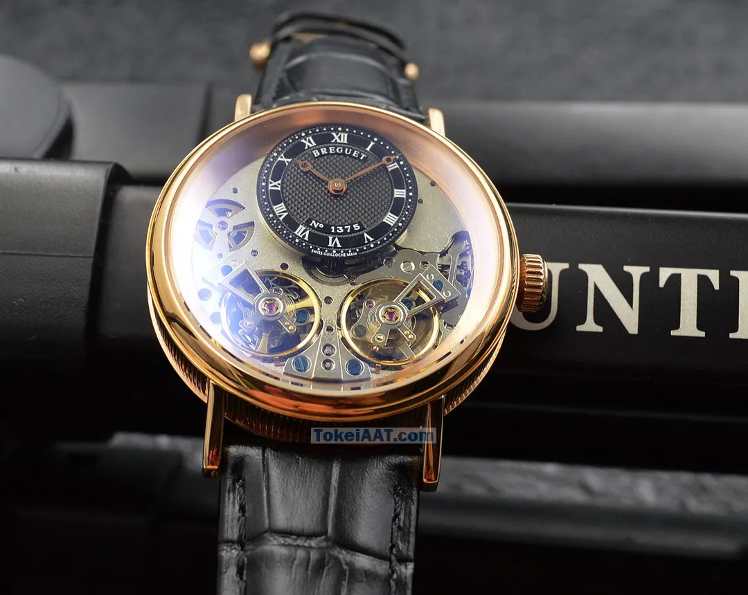 高級メンズ ブレゲコピー時計42mm ダブルフライホイール8223/B92[8]