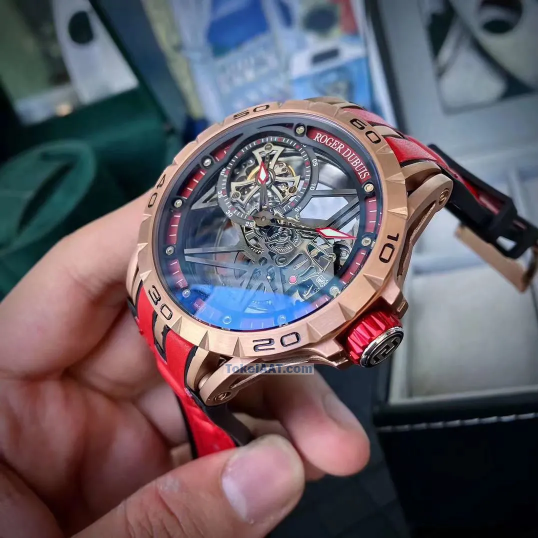 ロジェ デュブイキング エクスカリバー スパイダー スケルトン【精緻な時計製造】600R123[6]