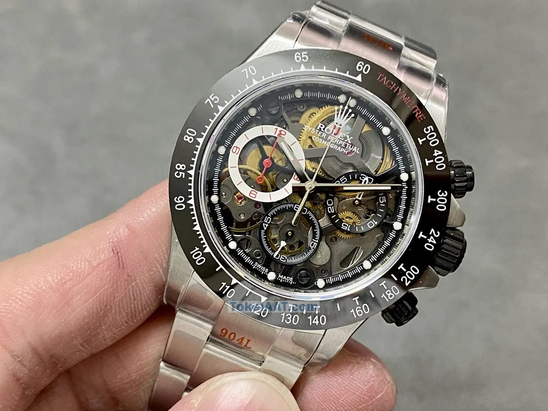 【スケルトン時計】ロレックス デイトナN級品ブランド複雑な形状 18299LN[2]