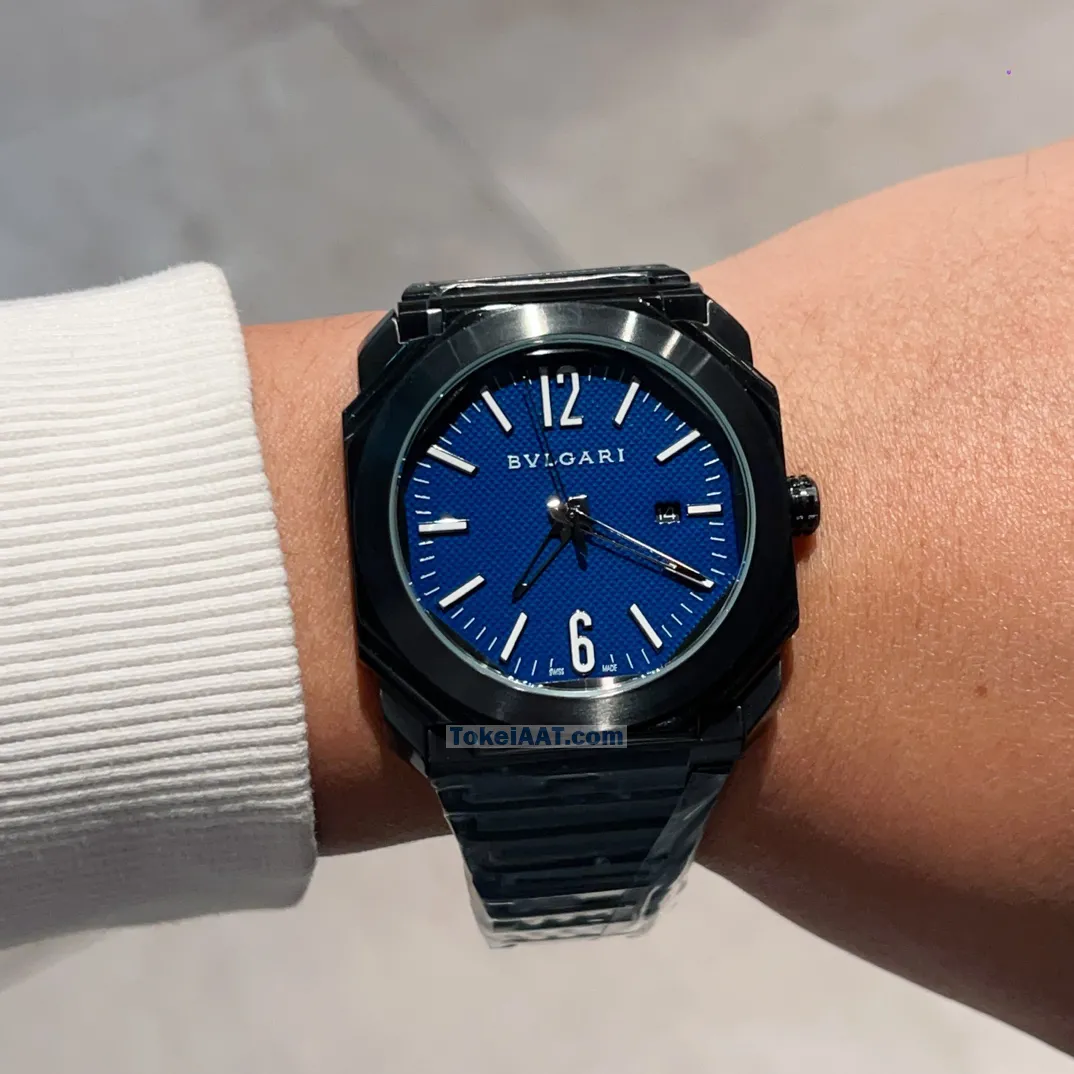 オールブラック BVLGARI オクト全自動機械式41MM 超人気腕時計2902812[2]