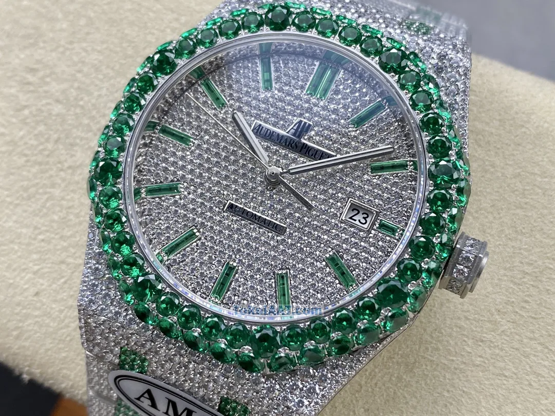 オーデマ ピゲ専門店 ロイヤル オーク 最高品質スワロフスキーダイヤモンド 満天の星15400/22[2]