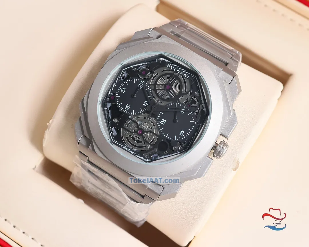 最安値ブルガリコピー時計オクト904チタンメタル40mm 77929KQ[6]