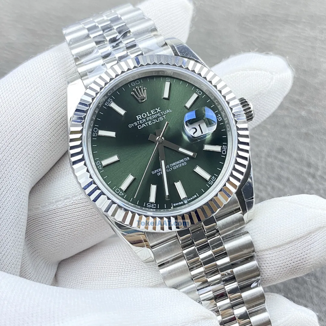 Rolexスーパーコピーデイトジャスト グリーンダイヤル41mm【人気上昇】 122062LG[1]