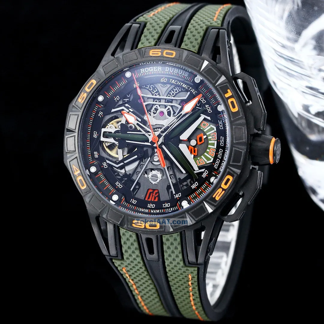 ロジェ・デュブイ高級N品 エクスカリバー自動巻き カーボンチタン合金D16829Q51[2]