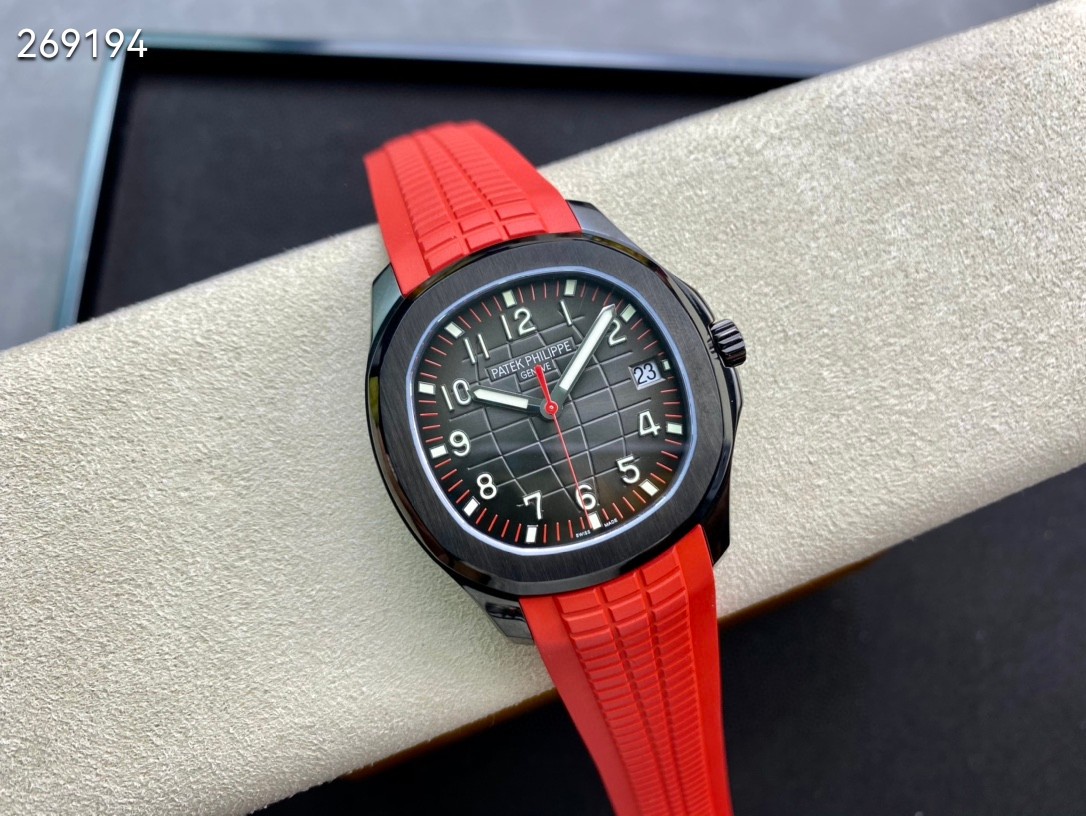 パテック・フィリップ レプリカ 高精密 アクアノート 5167 DIY レッド 40MM【ZF工場】[2]