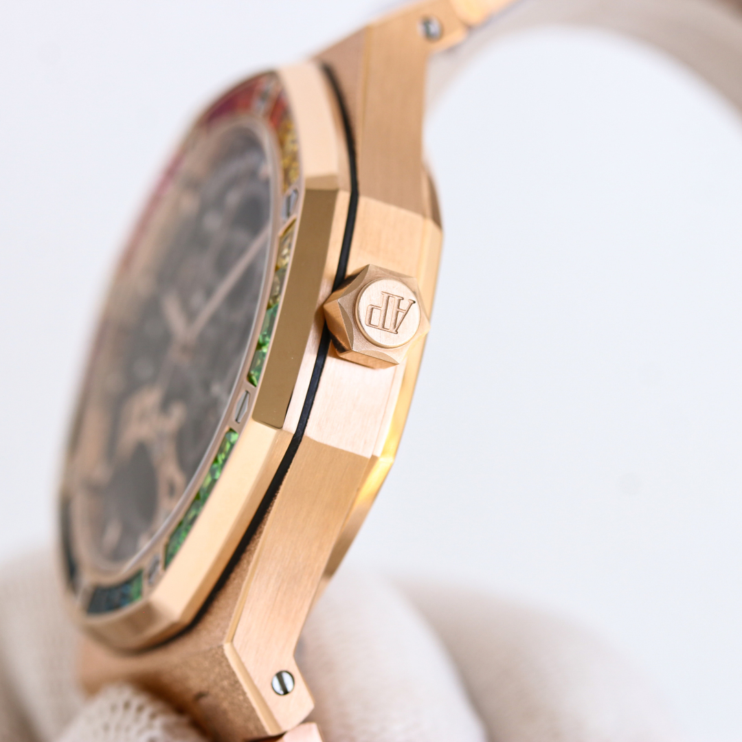 ブランド時計激安 Audemars Piguet ロイヤルオークレインボー新商品15412BC[4]