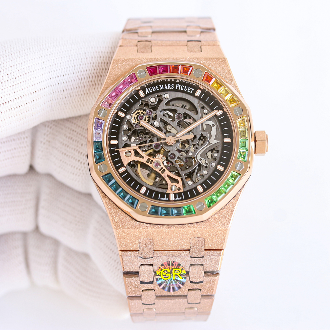 ブランド時計激安 Audemars Piguet ロイヤルオークレインボー新商品15412BC[8]