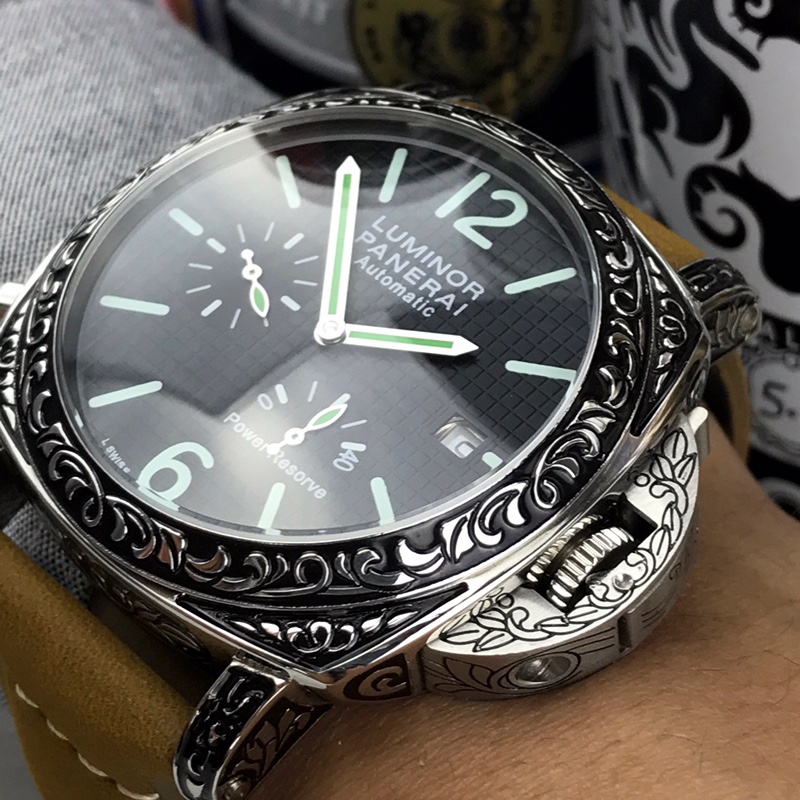 パネライ（PANERAI）刻印入りメンズ時計偽物44 機能性良 PAM1692320[1]