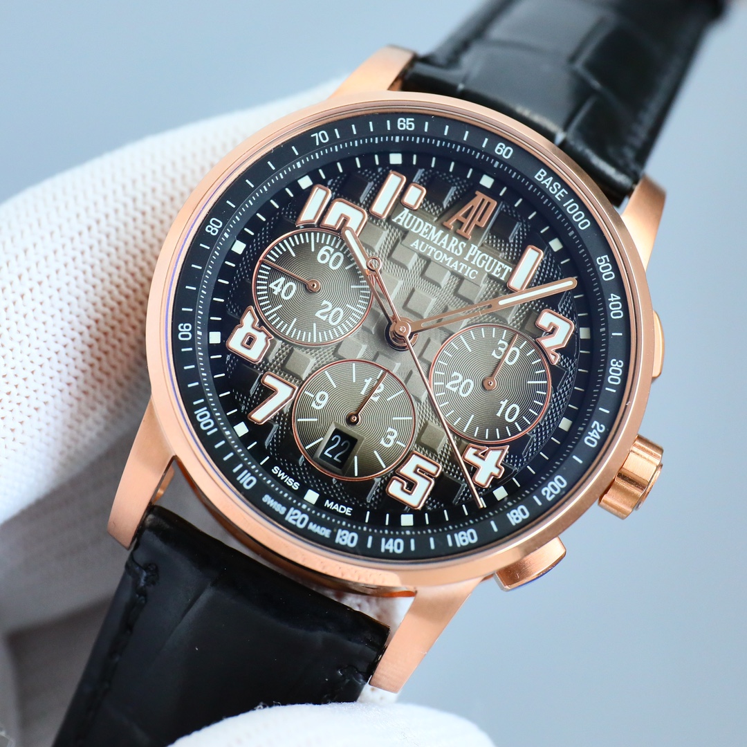 オーデマピゲスーパーコピーローズゴールド 41mm クロノグラフ メカニカル26048-H03[2]