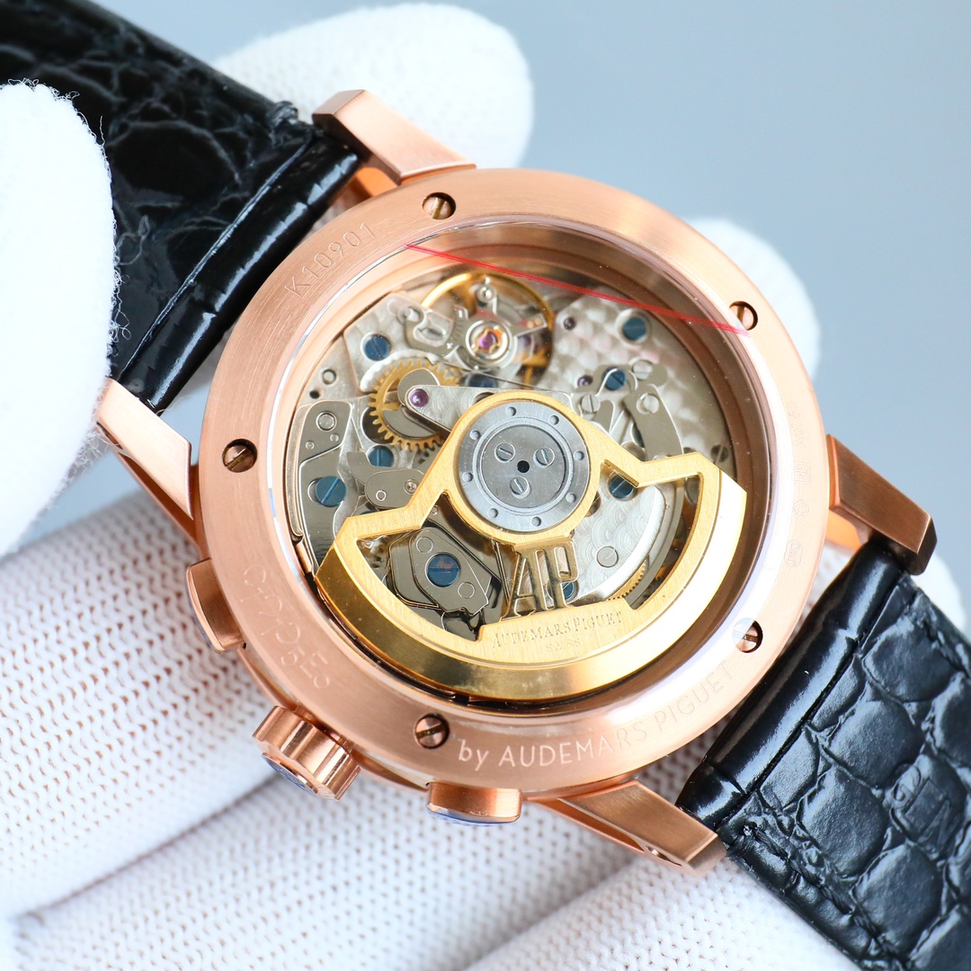 オーデマピゲスーパーコピーローズゴールド 41mm クロノグラフ メカニカル26048-H03[7]