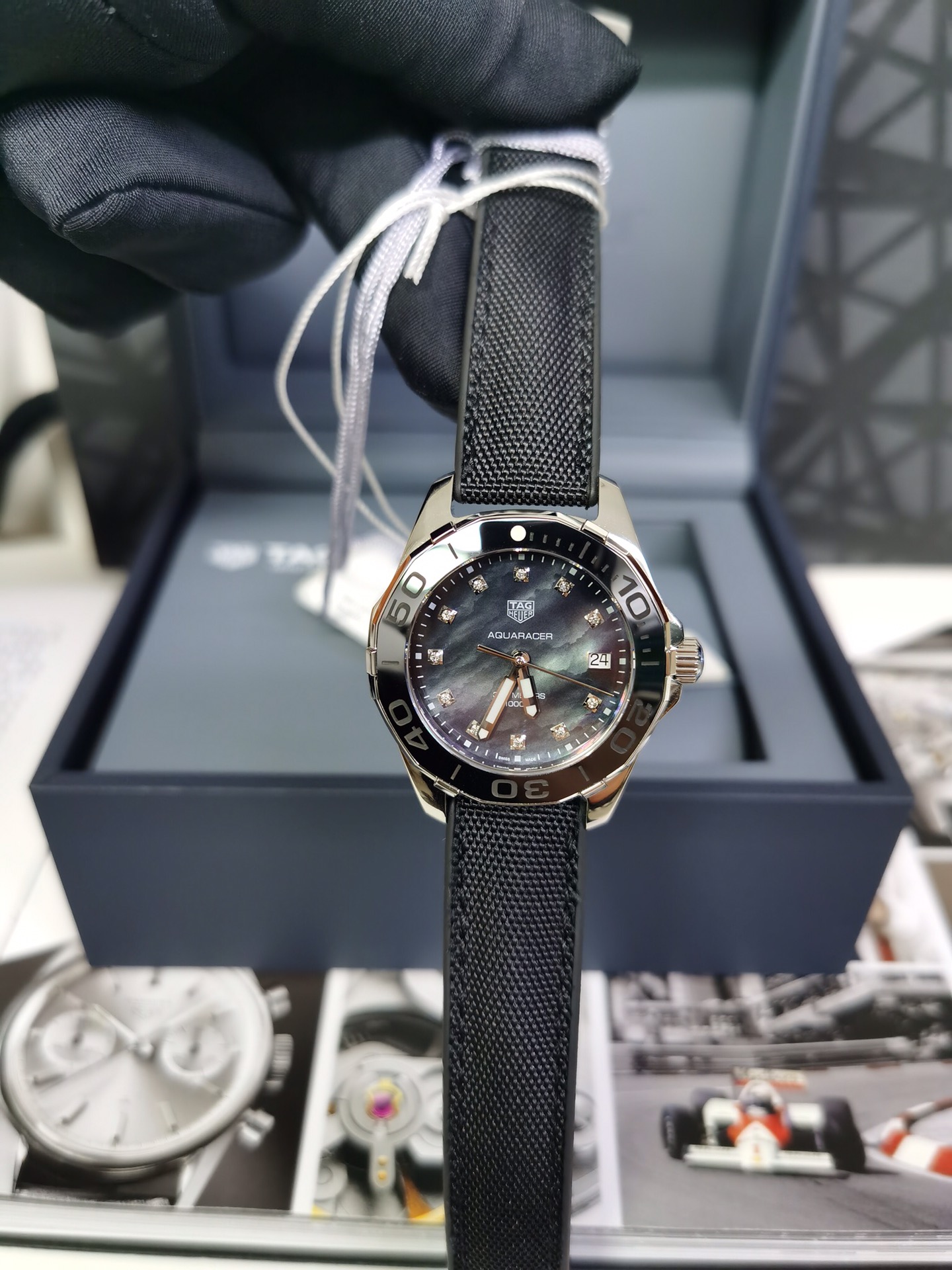 ブランド タグ・ホイヤー アクアレーサー 高精密 クォーツ レディース 707192[1]