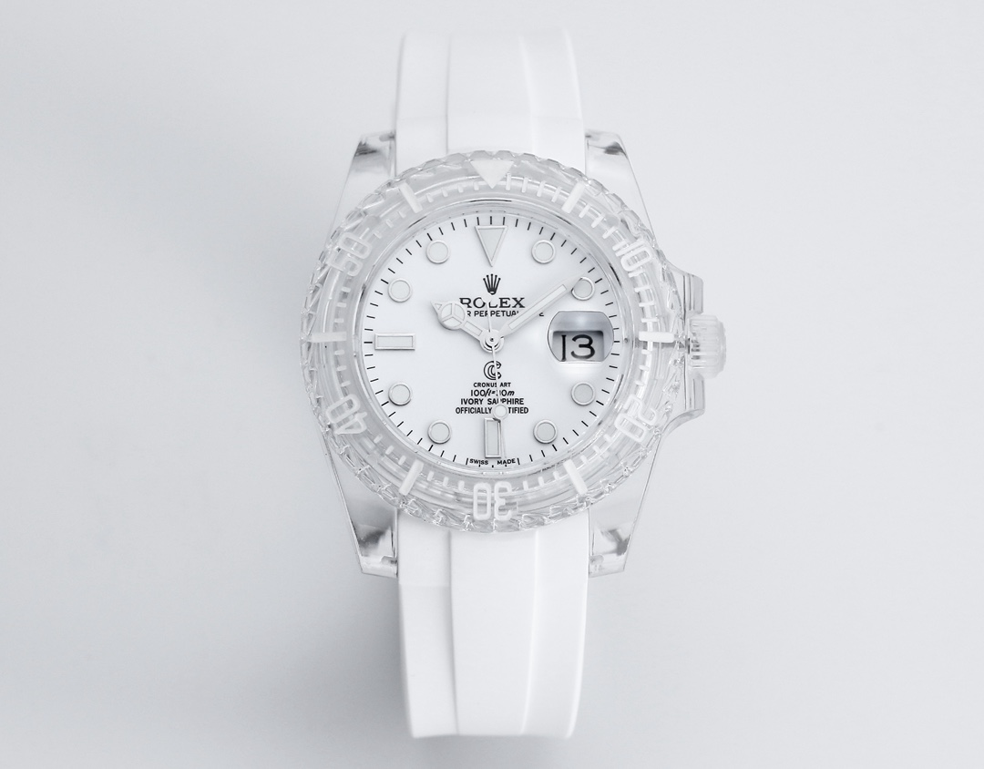 ROLEX & PHANTOMLAB コラボレーション クリスタルレプリカ腕時計 66829m