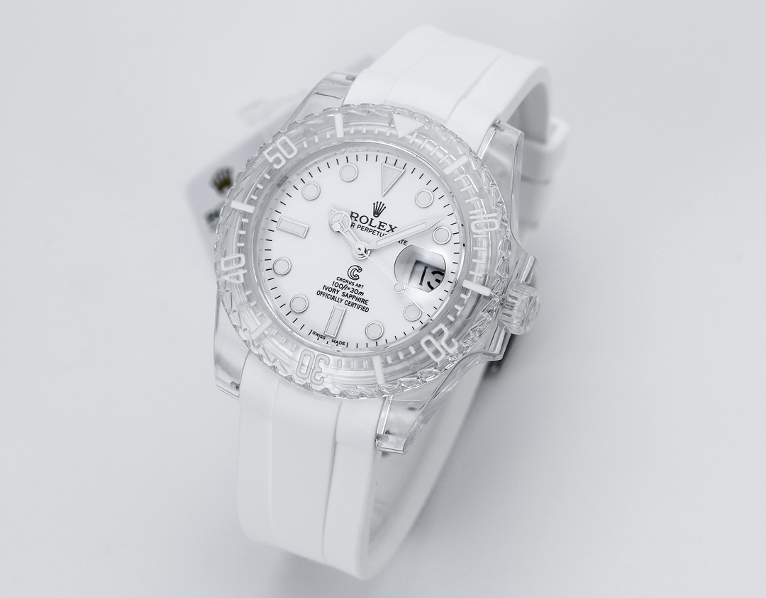 ROLEX & PHANTOMLAB コラボレーション クリスタルレプリカ腕時計 66829m[2]