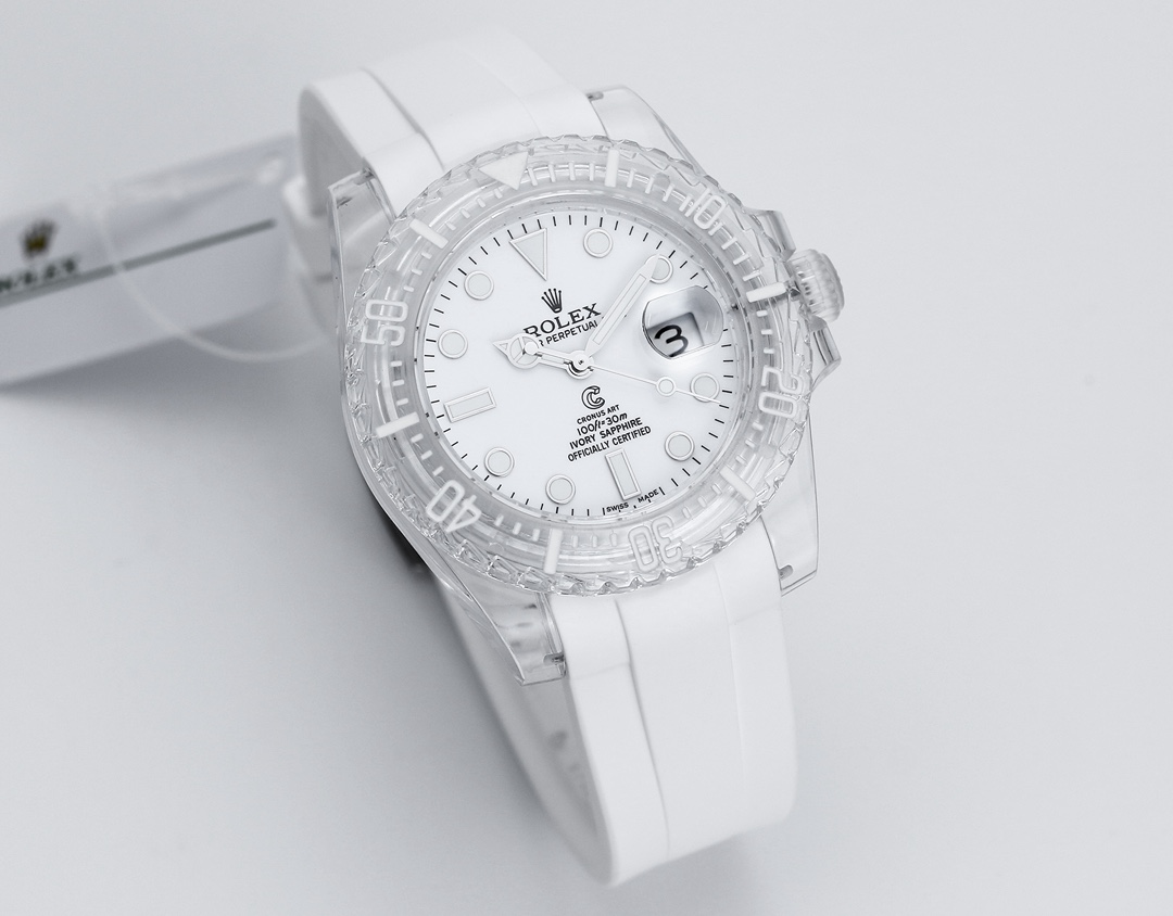 ROLEX & PHANTOMLAB コラボレーション クリスタルレプリカ腕時計 66829m[3]