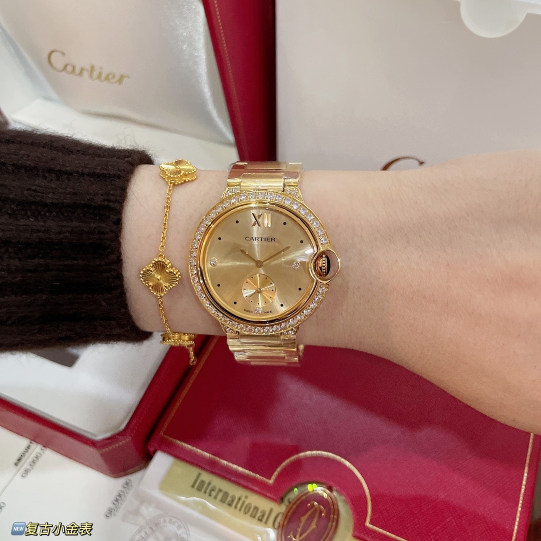 スーパーコピー時計通販カルティエ バロンブルー 新作レディースC67923[6]