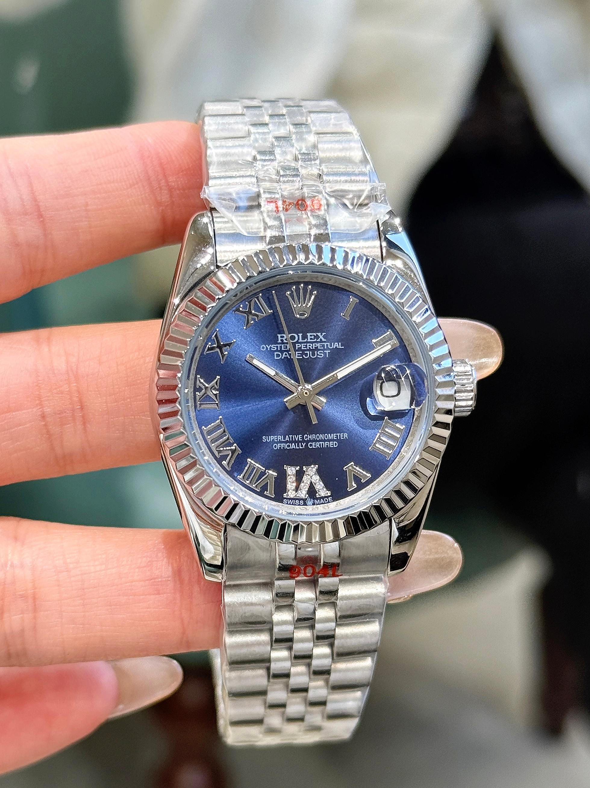 ロレックスROLEX デイトジャスト超人気 ブルー レディース新作M692301-2[2]