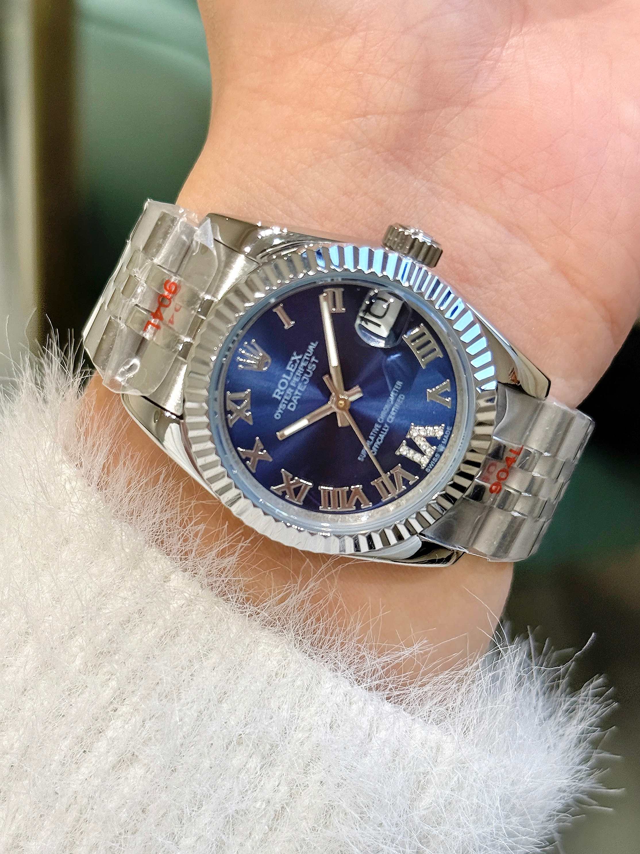 ロレックスROLEX デイトジャスト超人気 ブルー レディース新作M692301-2[4]