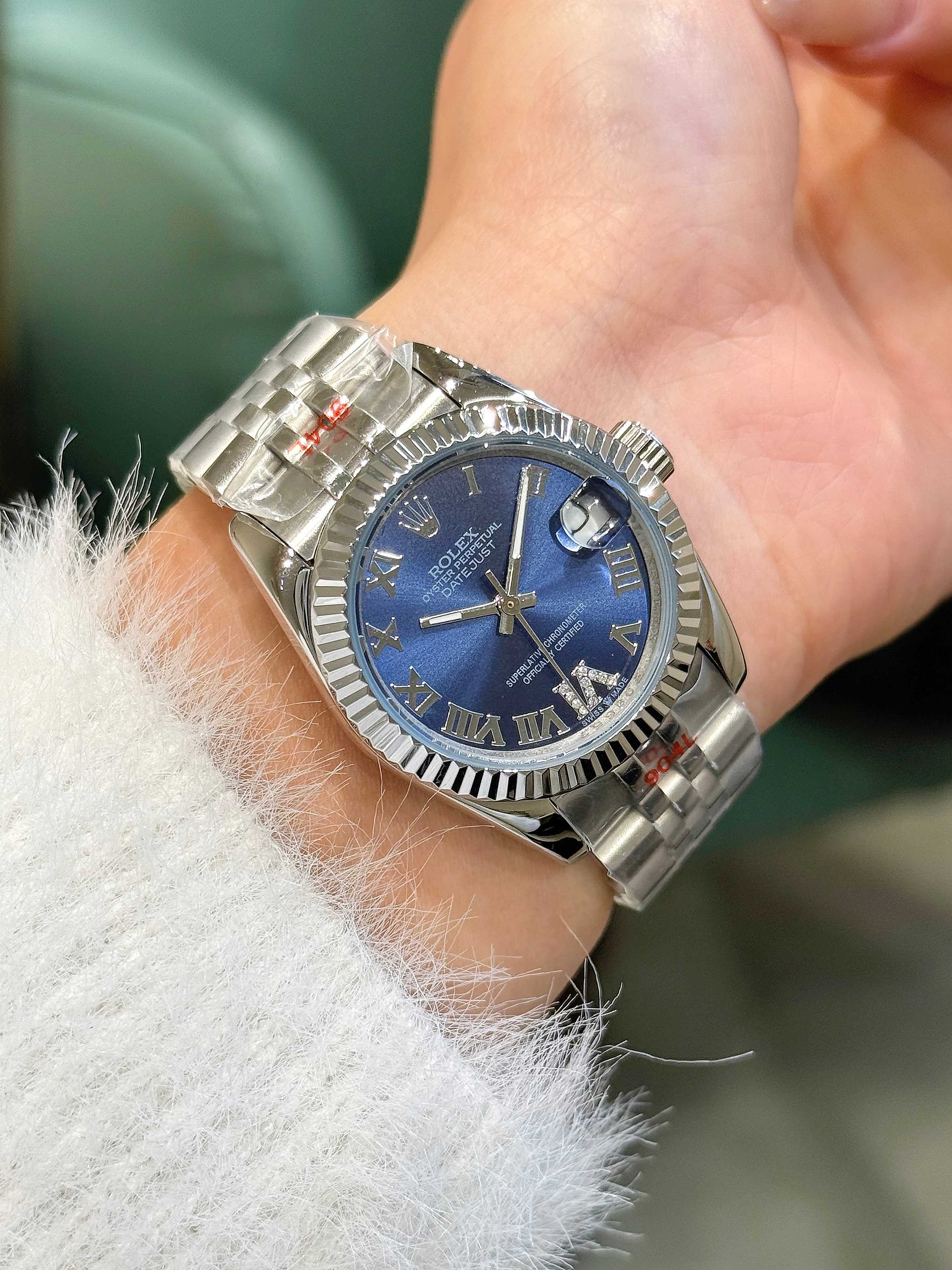 ロレックスROLEX デイトジャスト超人気 ブルー レディース新作M692301-2[5]