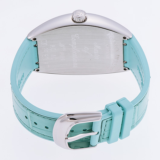 フランク・ミュラー ラバー グランドカーベックス CX36SCAT 自動巻きターコイズ[2]