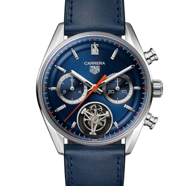 TAG Heuer 贈り物に最適 カレラ クロノグラフ トゥールビヨンCBS5010.FC6543