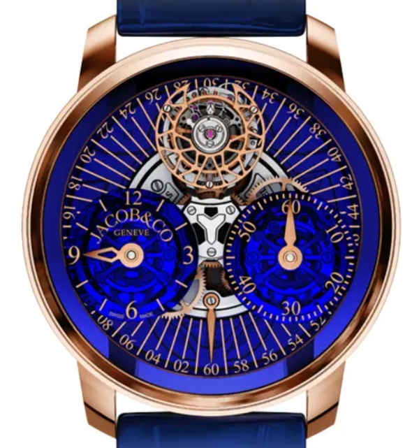 ブルー ジェイコブ&コーコピーブランド アストロノミア レギュレーターAR200.40.AA.AA.A