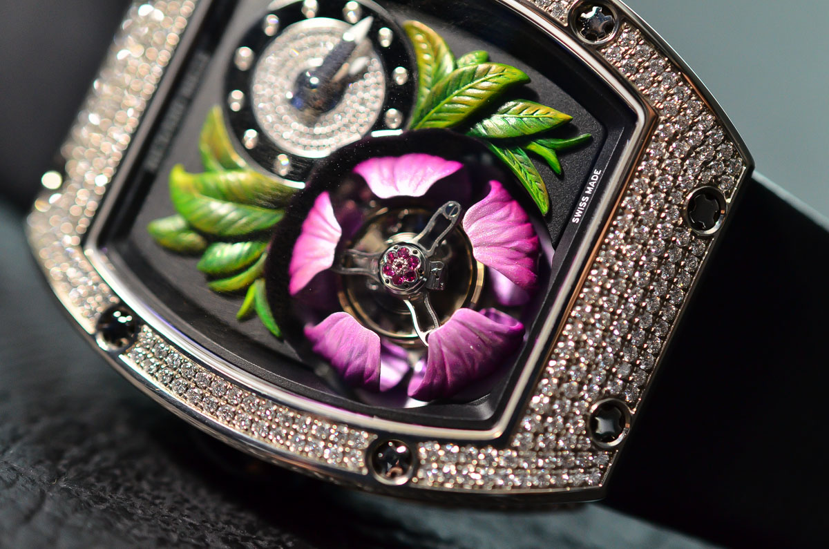（RICHARD MILLE） リシャール・ミルコピー時計 RM19-02  手巻きトゥールビヨン“フルール”[2]