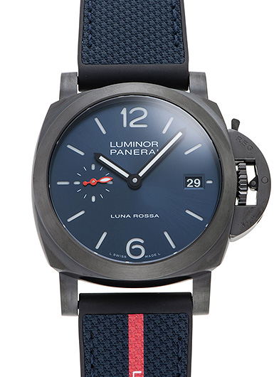 高級感のパネライスーパーコピー ルミノール クアランタ スティール DLC ルナ・ロッサ PAM01408