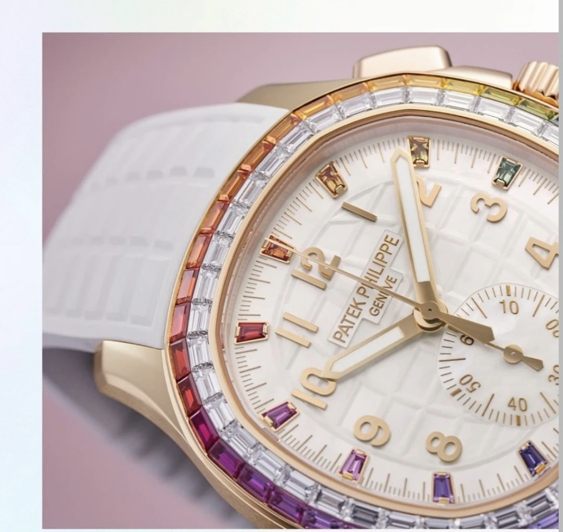 パテックフィリップ アクアノート偽物 ルーチェ 7968792 「レインボー」 クロノグラフ[3]