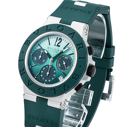高級ブルガリ アルミニウム エメラルド 104076 グリーン メンズ販売[1]