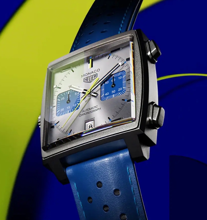CAW218C.FC6548タグ・ホイヤーブランド時計 モナコ キャリバー11 レーシング ブルー[3]