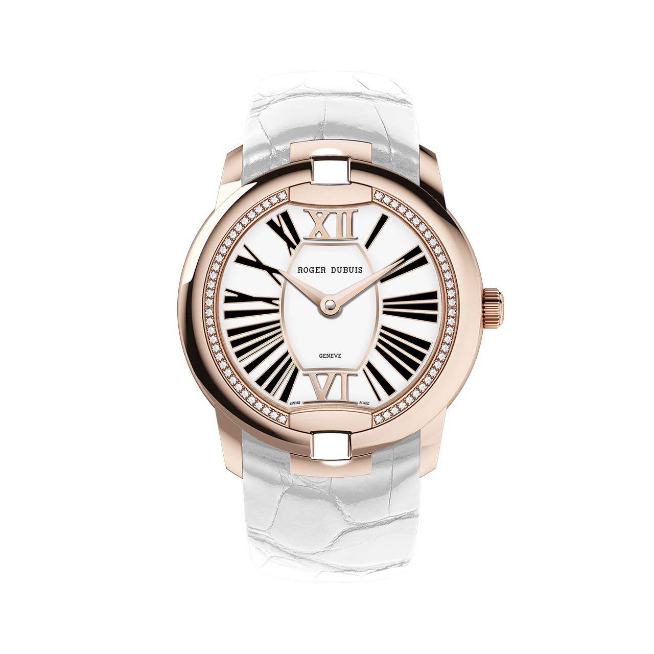 ロジェデュブイ 激安 女性用腕時計 ベルベット PINK GOLD 36MM RDDBVE0069