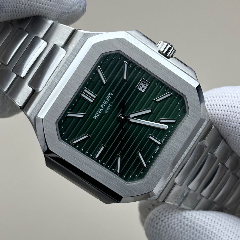 緑色 パテックフィリップ キュビタスコピー5821/1A/001 Cal.26-330 S Cムーブメント