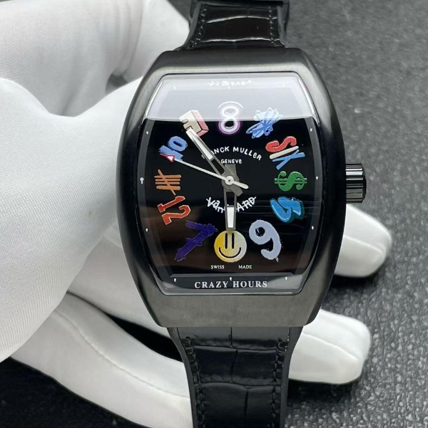 ABF工場 スーパーコピー時計フランクミュラー ポパイ ヴァンガード V45 ブラック 44mm FM800