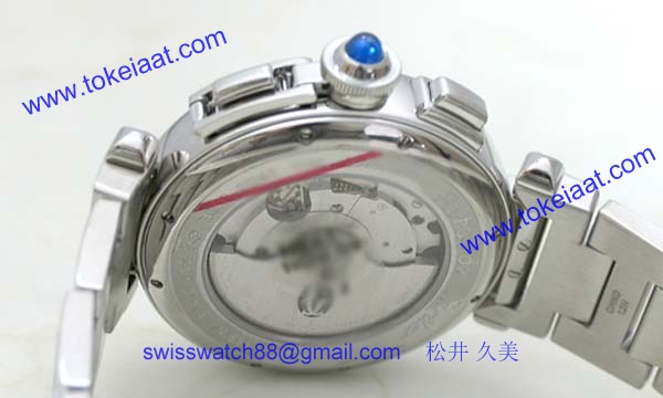 カルティエ時計ブランド通販コピー パシャ42　クロノ W31085M7