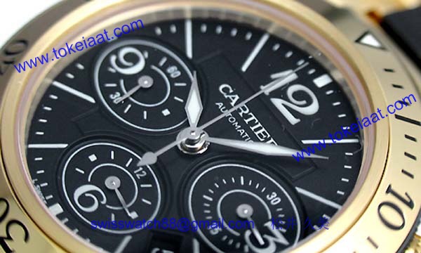 カルティエ時計ブランド通販コピー パシャ　シータイマークロノ W301970M