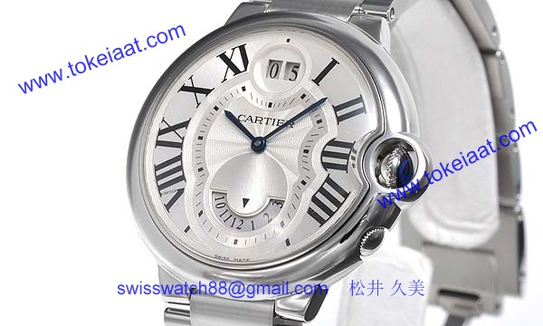 人気 カルティエ ブランド時計コピー 激安 バロンブルー ２タイムゾーン W6920011