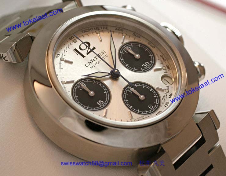 ブランド CARTIERカルティエ 時計コピー パシャC クロノグラフ W31048M7