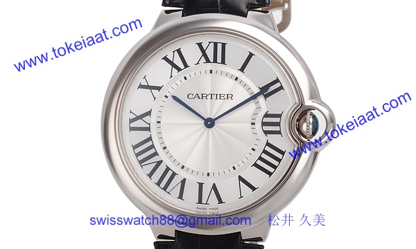 カルティエ コピー時計 エクストラフラットバロン ブルー46mm W6920055