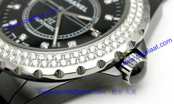 偽物CHANELシャネル時計 スーパーコピーJ12 オートマティック ダイアベゼル H2014
