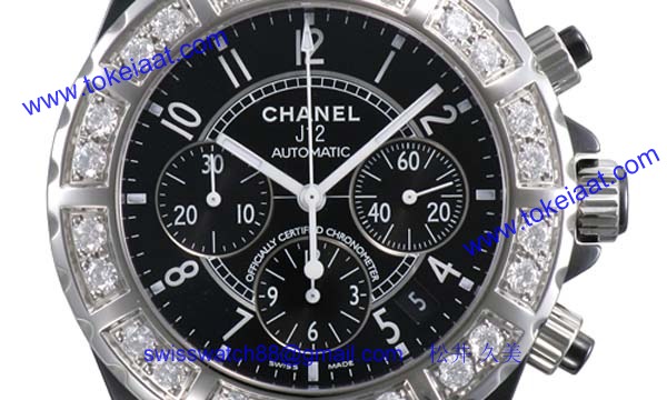 偽物CHANELシャネル時計 セラミック J12クロノ H1178