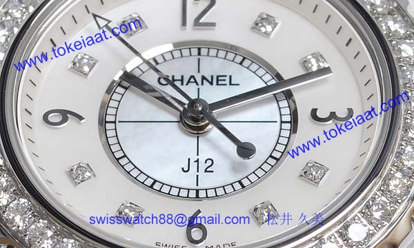 偽物CHANELシャネル時計 ホワイトセラミック J12 29 H2572