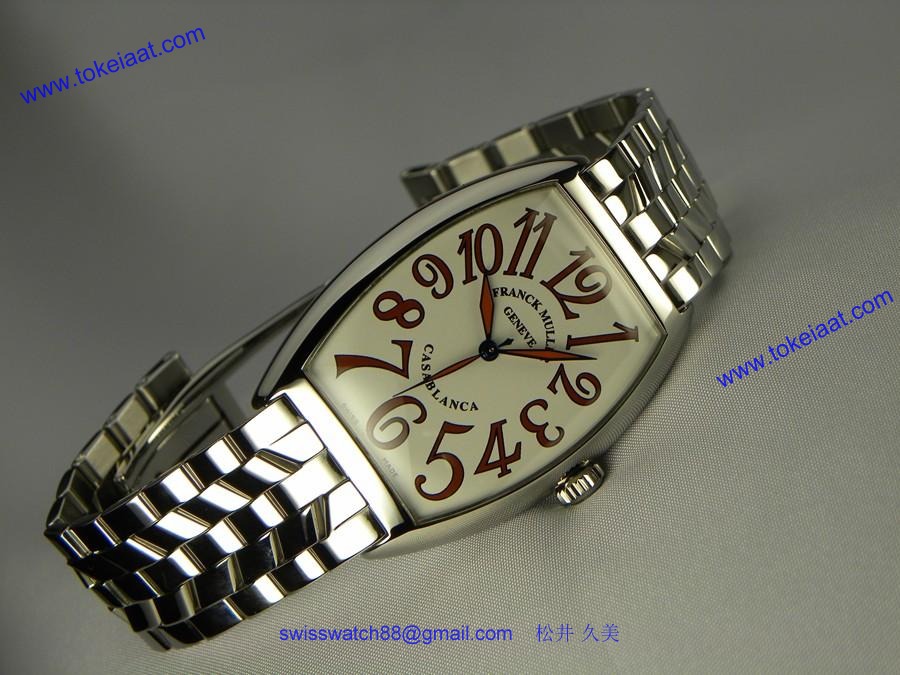 腕時計 コピー FRANCK MULLER フランクミュラー カサブランカサハラホワイト 6850SAHA